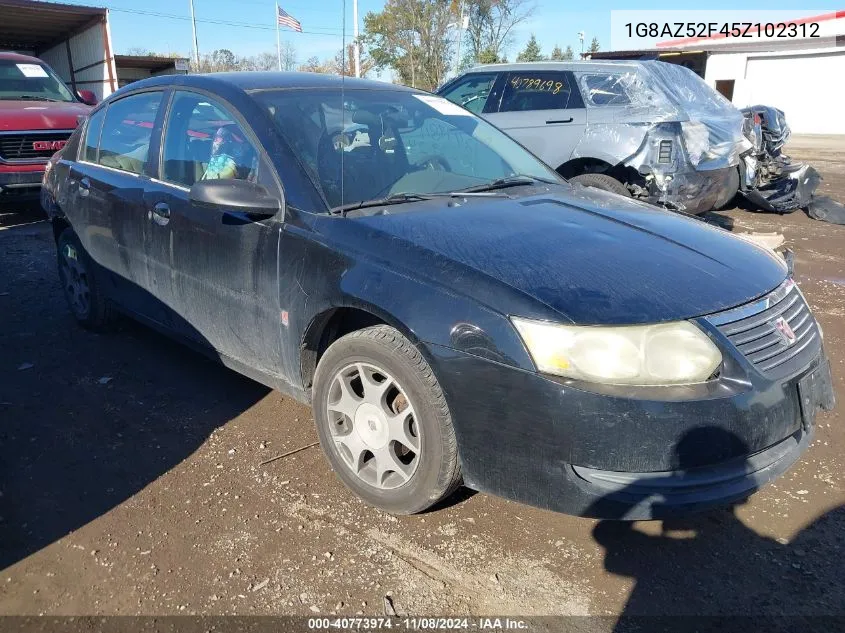 2005 Saturn Ion 2 VIN: 1G8AZ52F45Z102312 Lot: 40773974