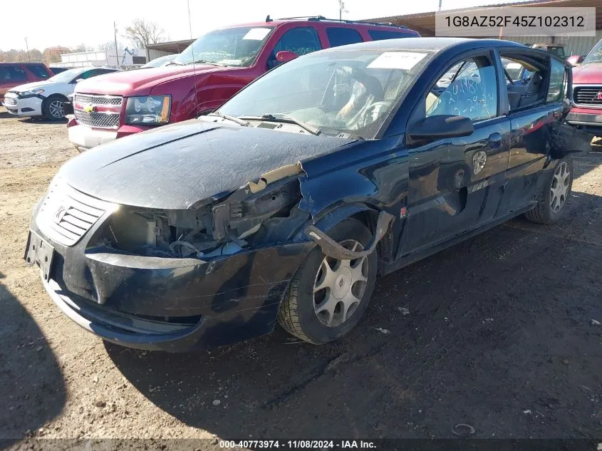 2005 Saturn Ion 2 VIN: 1G8AZ52F45Z102312 Lot: 40773974