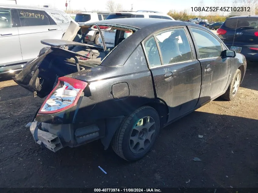 2005 Saturn Ion 2 VIN: 1G8AZ52F45Z102312 Lot: 40773974