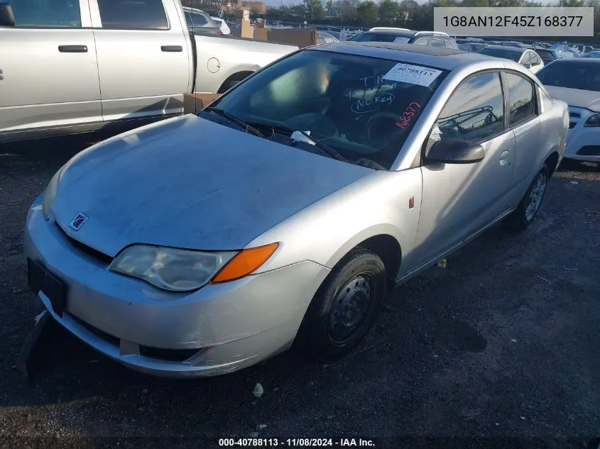 2005 Saturn Ion 2 VIN: 1G8AN12F45Z168377 Lot: 40788113