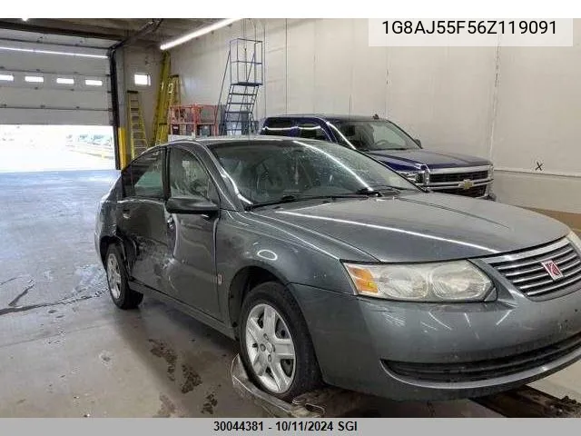 2006 Saturn Ion Level 2 VIN: 1G8AJ55F56Z119091 Lot: 30044381