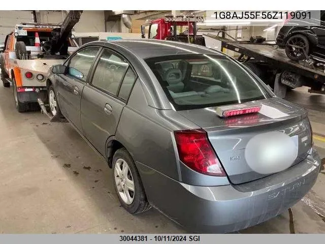 2006 Saturn Ion Level 2 VIN: 1G8AJ55F56Z119091 Lot: 30044381