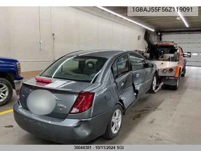 2006 Saturn Ion Level 2 VIN: 1G8AJ55F56Z119091 Lot: 30044381