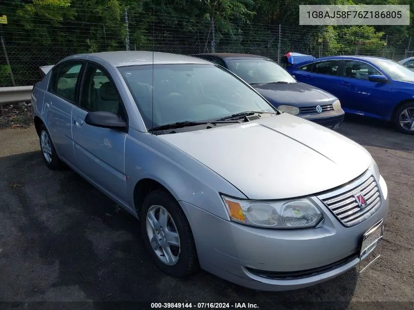 1G8AJ58F76Z186805 2006 Saturn Ion 2