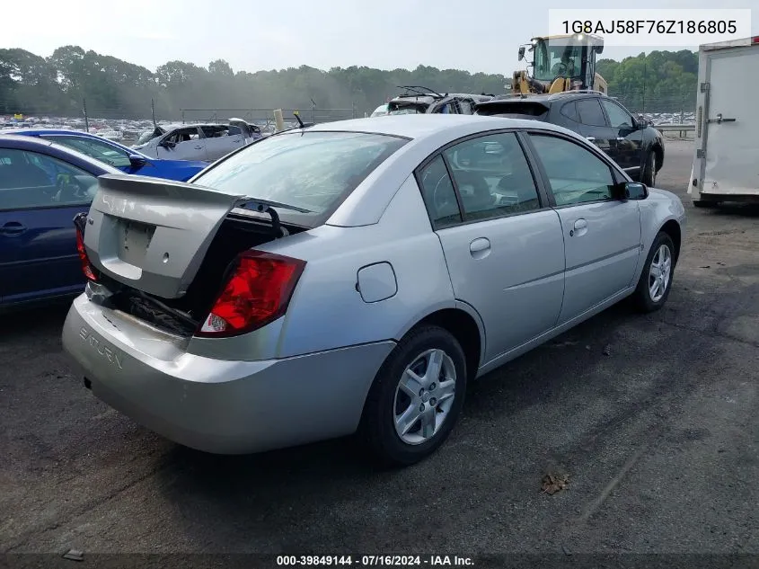 1G8AJ58F76Z186805 2006 Saturn Ion 2