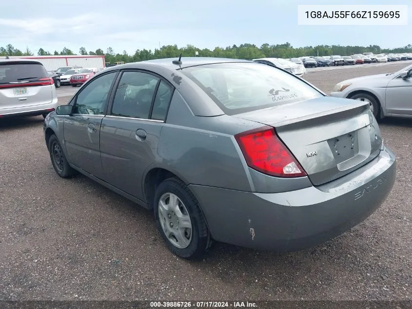 2006 Saturn Ion 2 VIN: 1G8AJ55F66Z159695 Lot: 39886726