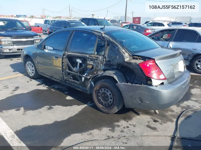 2006 Saturn Ion 2 VIN: 1G8AJ55F56Z157162 Lot: 40036111