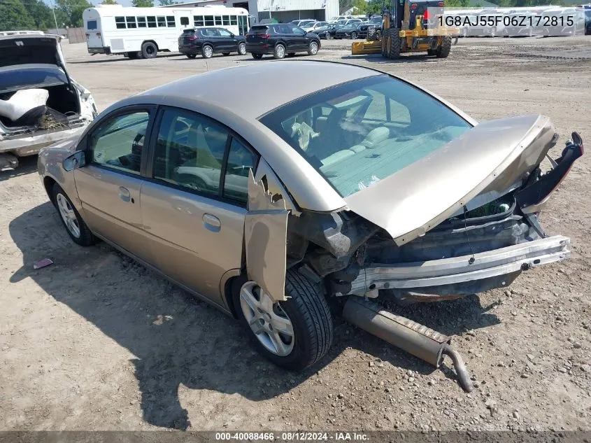 1G8AJ55F06Z172815 2006 Saturn Ion 2