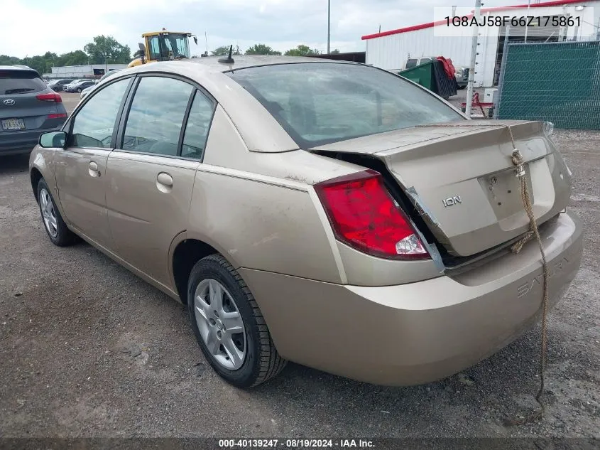 2006 Saturn Ion 2 VIN: 1G8AJ58F66Z175861 Lot: 40139247