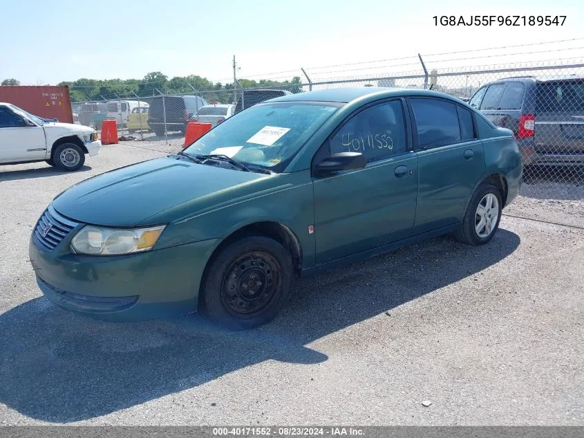 1G8AJ55F96Z189547 2006 Saturn Ion 2