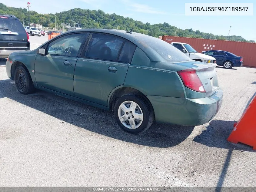 2006 Saturn Ion 2 VIN: 1G8AJ55F96Z189547 Lot: 40171552