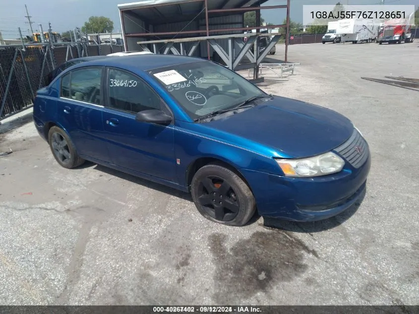 2006 Saturn Ion 2 VIN: 1G8AJ55F76Z128651 Lot: 40267402