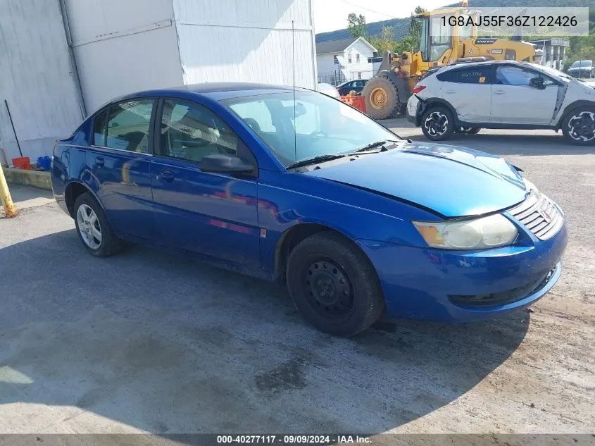 2006 Saturn Ion Level 2 VIN: 1G8AJ55F36Z122426 Lot: 40277117