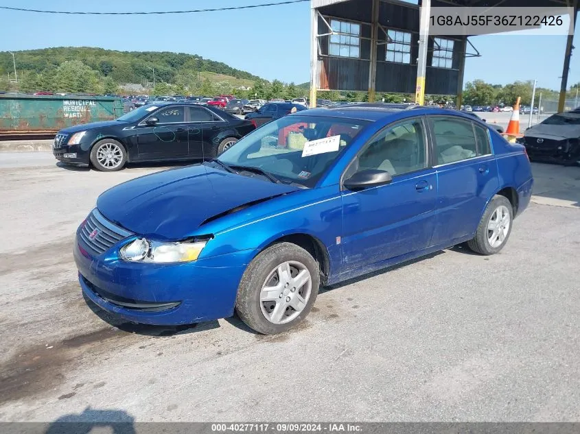 2006 Saturn Ion Level 2 VIN: 1G8AJ55F36Z122426 Lot: 40277117