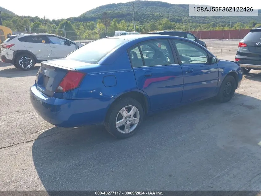 2006 Saturn Ion Level 2 VIN: 1G8AJ55F36Z122426 Lot: 40277117