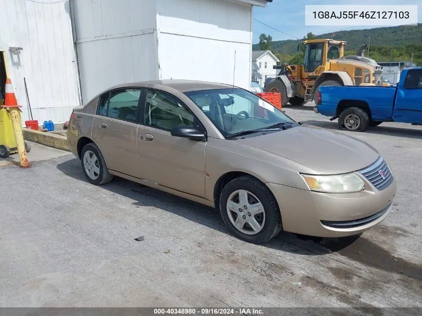 2006 Saturn Ion 2 VIN: 1G8AJ55F46Z127103 Lot: 40348980