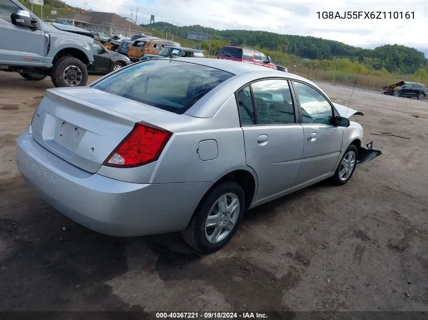 2006 Saturn Ion Level 2 VIN: 1G8AJ55FX6Z110161 Lot: 40367221