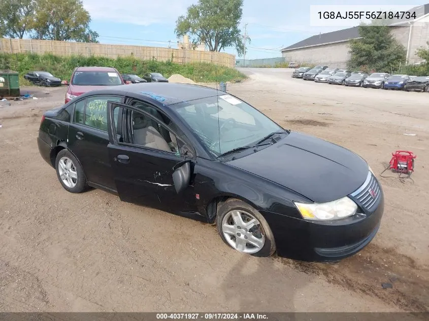 2006 Saturn Ion Level 2 VIN: 1G8AJ55F56Z184734 Lot: 40371927