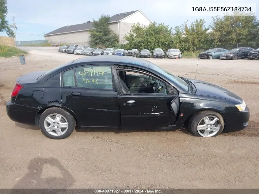 2006 Saturn Ion Level 2 VIN: 1G8AJ55F56Z184734 Lot: 40371927