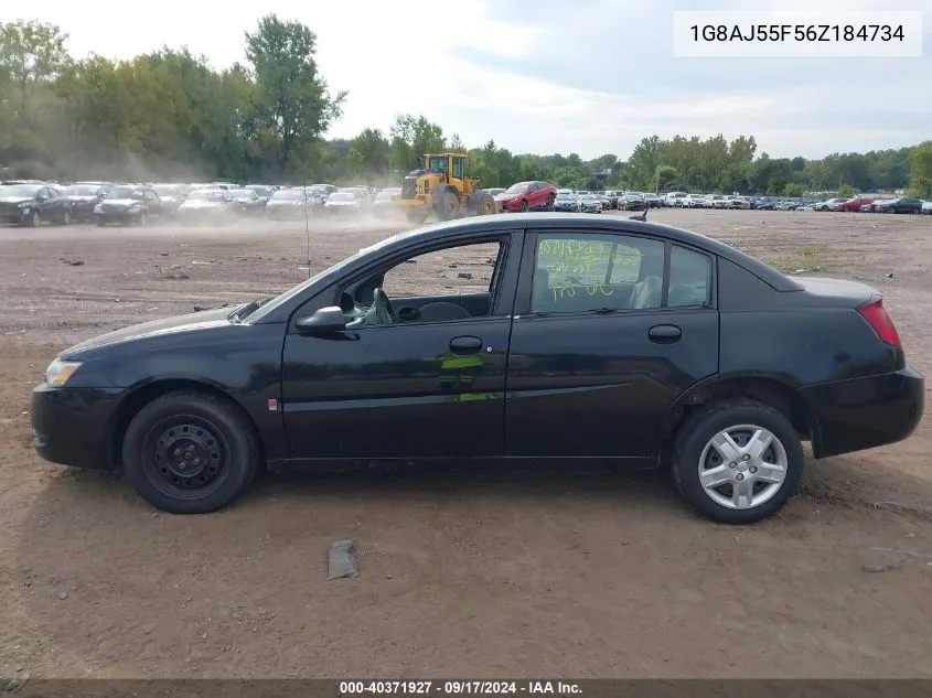 2006 Saturn Ion Level 2 VIN: 1G8AJ55F56Z184734 Lot: 40371927