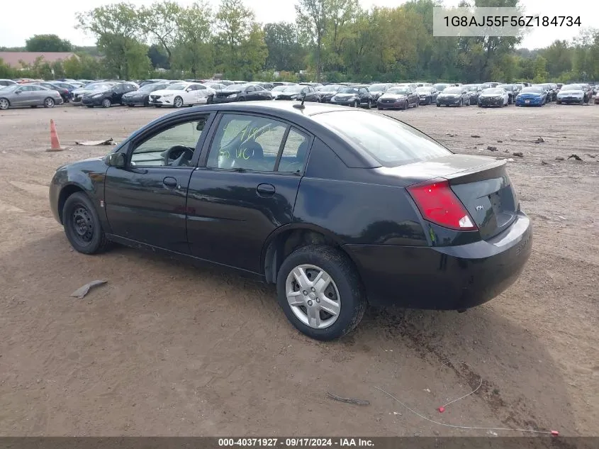 2006 Saturn Ion Level 2 VIN: 1G8AJ55F56Z184734 Lot: 40371927