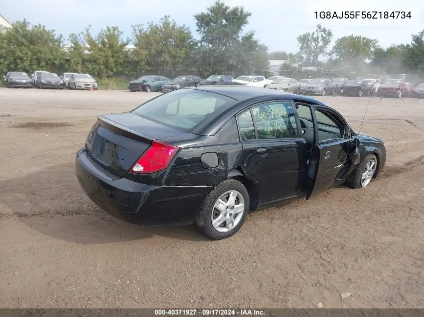 2006 Saturn Ion Level 2 VIN: 1G8AJ55F56Z184734 Lot: 40371927