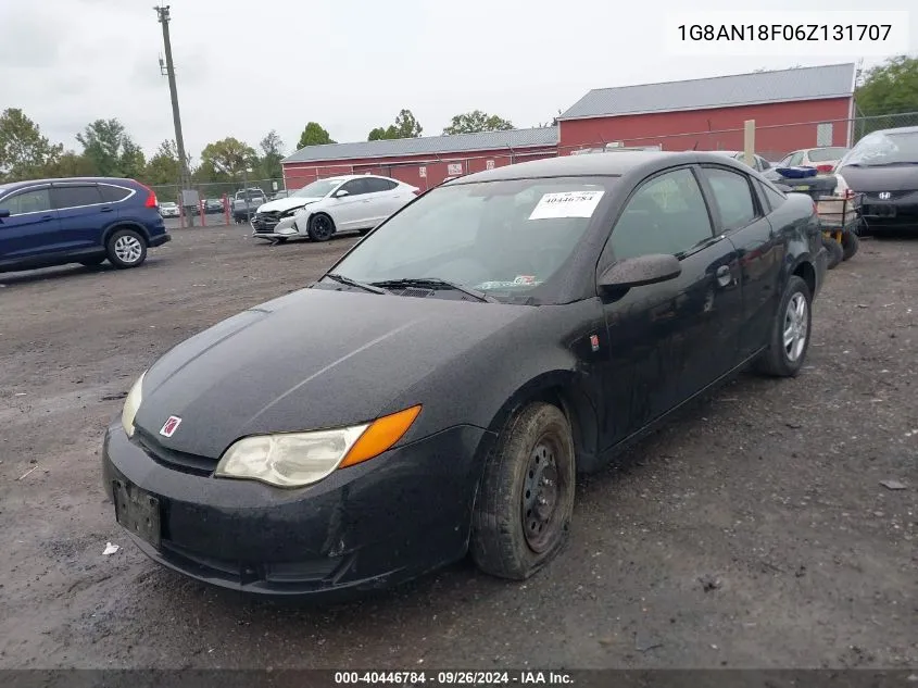 2006 Saturn Ion 2 VIN: 1G8AN18F06Z131707 Lot: 40446784