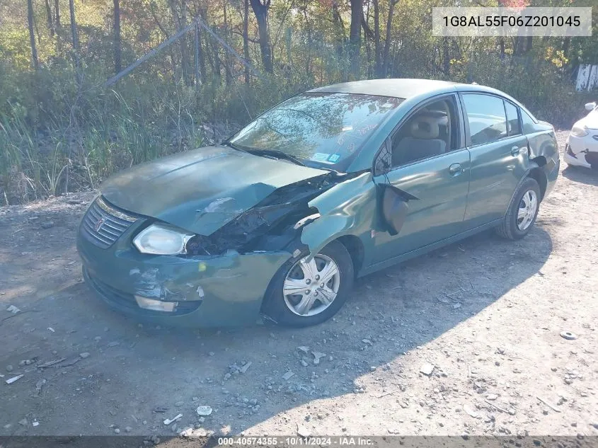 2006 Saturn Ion 3 VIN: 1G8AL55F06Z201045 Lot: 40574355