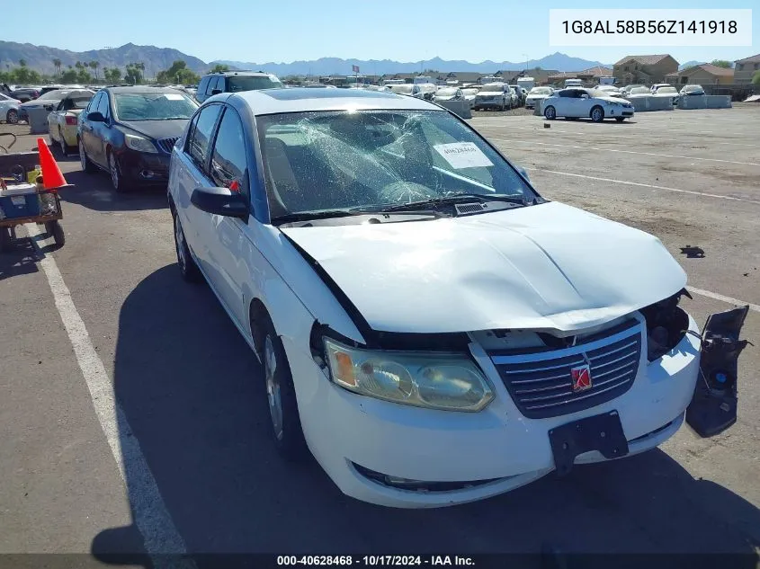 2006 Saturn Ion 3 VIN: 1G8AL58B56Z141918 Lot: 40628468