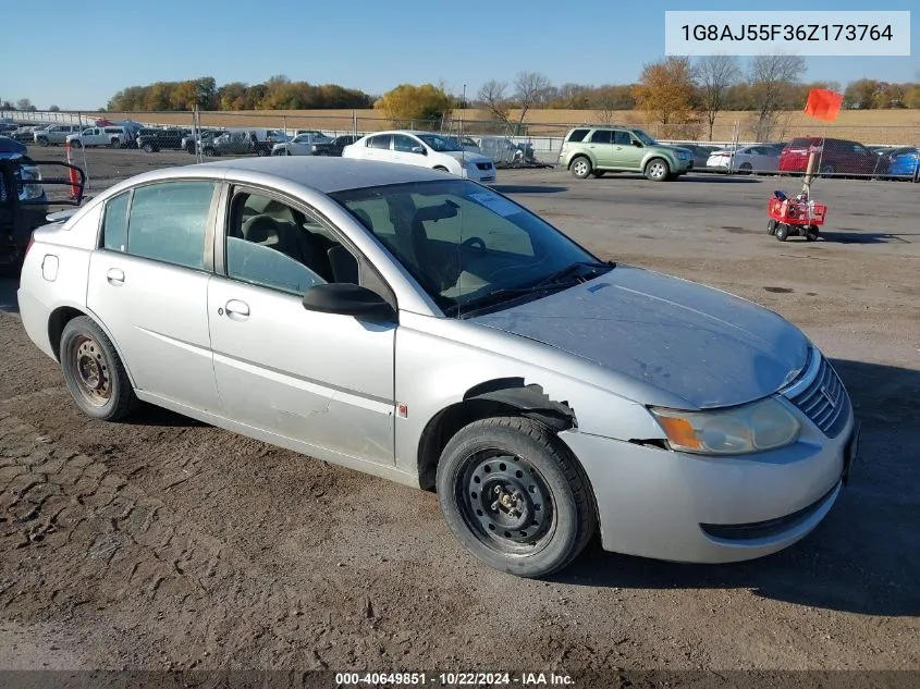 2006 Saturn Ion 2 VIN: 1G8AJ55F36Z173764 Lot: 40649851