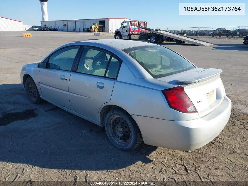 2006 Saturn Ion 2 VIN: 1G8AJ55F36Z173764 Lot: 40649851