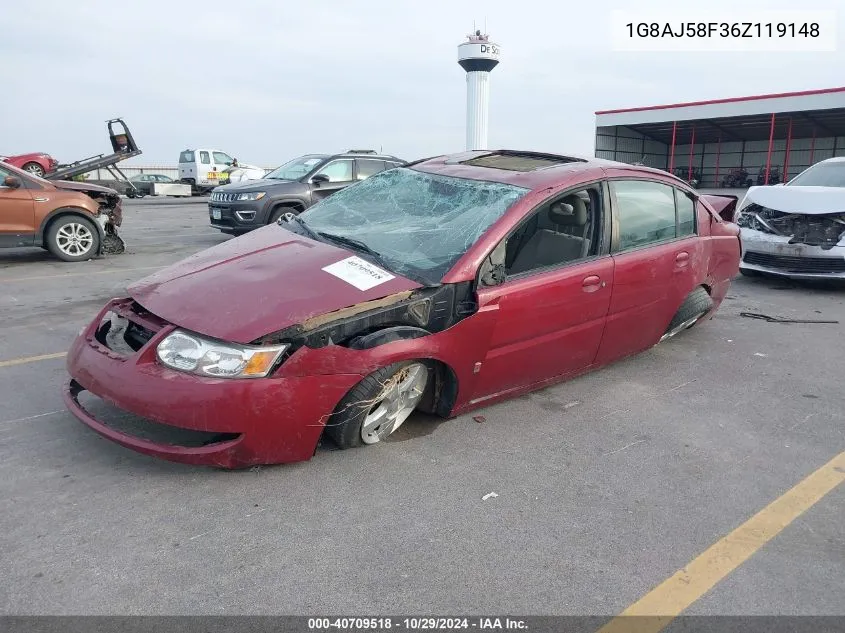 2006 Saturn Ion 2 VIN: 1G8AJ58F36Z119148 Lot: 40709518