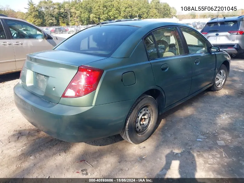 2006 Saturn Ion 3 VIN: 1G8AL55F06Z201045 Lot: 40783606