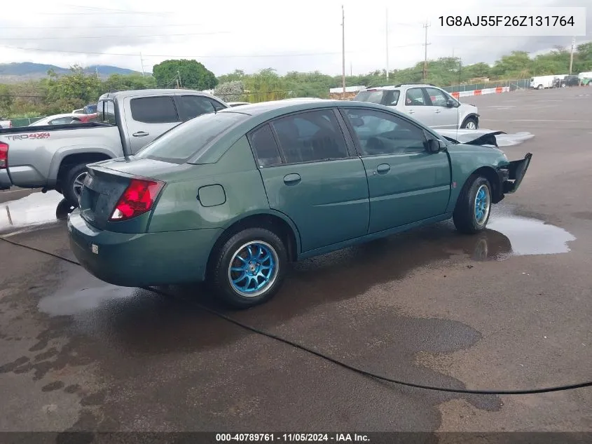 2006 Saturn Ion 2 VIN: 1G8AJ55F26Z131764 Lot: 40789761