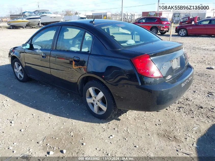 2006 Saturn Ion 3 VIN: 1G8AK55B96Z135000 Lot: 40833862