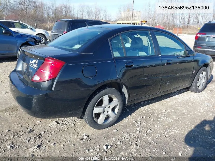 2006 Saturn Ion 3 VIN: 1G8AK55B96Z135000 Lot: 40833862