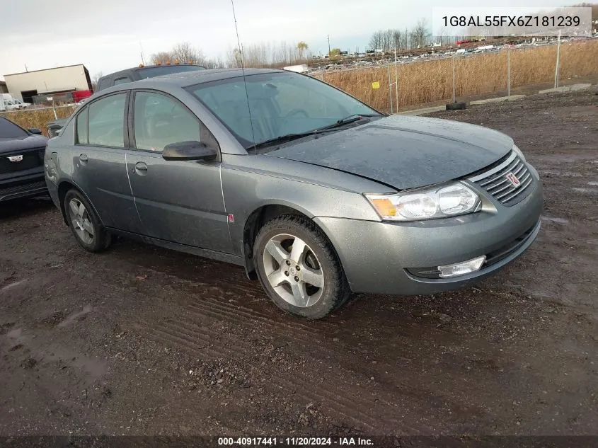 2006 Saturn Ion 3 VIN: 1G8AL55FX6Z181239 Lot: 40917441