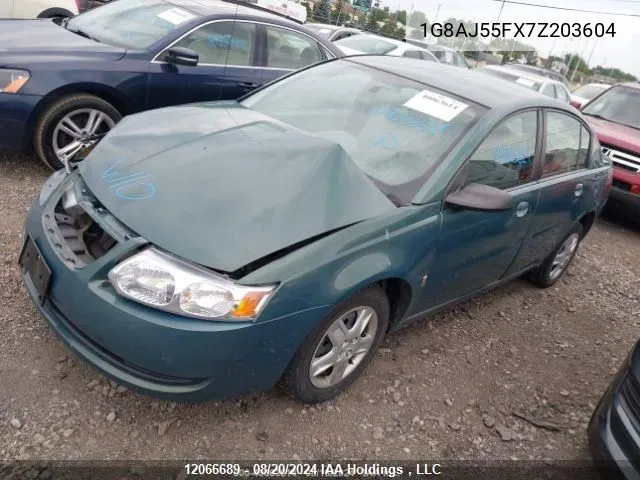 2007 Saturn Ion Level 2 VIN: 1G8AJ55FX7Z203604 Lot: 12066689