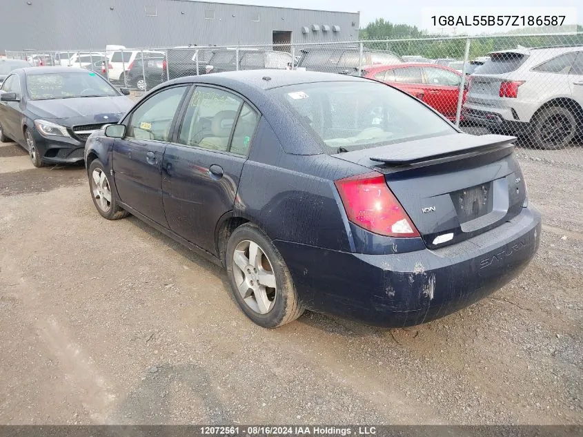 1G8AL55B57Z186587 2007 Saturn Ion Level 3