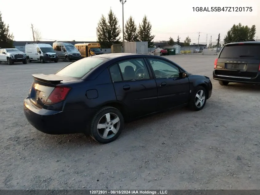 1G8AL55B47Z120175 2007 Saturn Ion Sedan