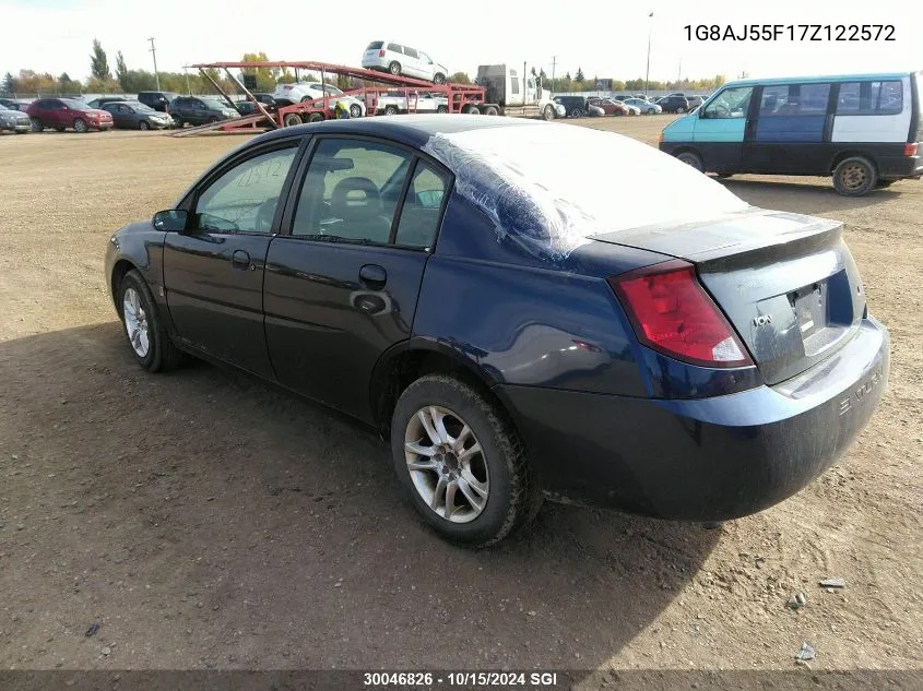 1G8AJ55F17Z122572 2007 Saturn Ion Level 2