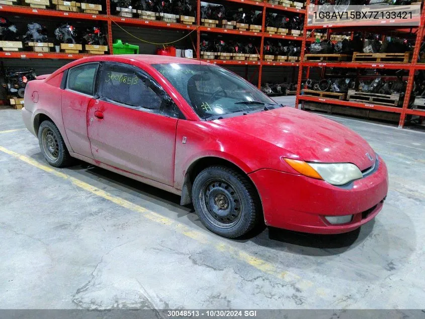 2007 Saturn Ion Level 3 VIN: 1G8AV15BX7Z133421 Lot: 30048513