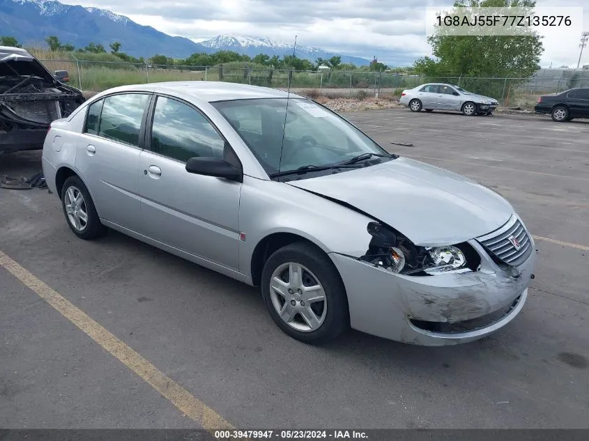 2007 Saturn Ion 2 VIN: 1G8AJ55F77Z135276 Lot: 39479947