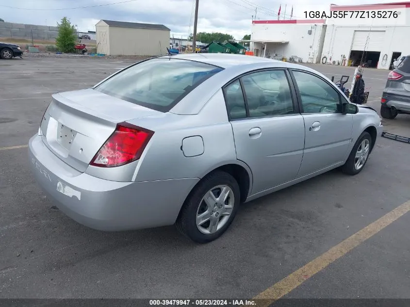 2007 Saturn Ion 2 VIN: 1G8AJ55F77Z135276 Lot: 39479947