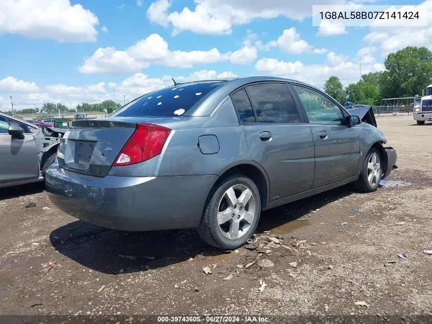 1G8AL58B07Z141424 2007 Saturn Ion 3