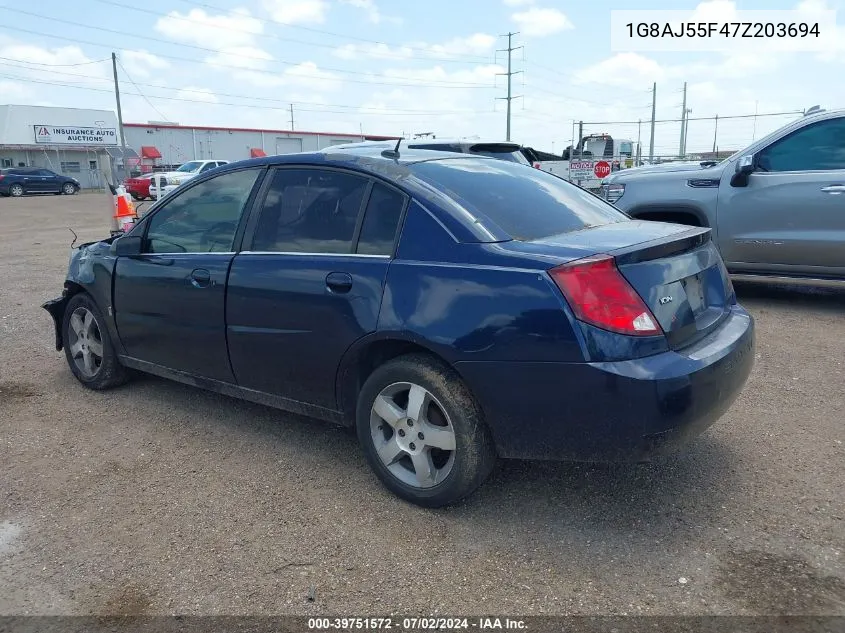 1G8AJ55F47Z203694 2007 Saturn Ion 2