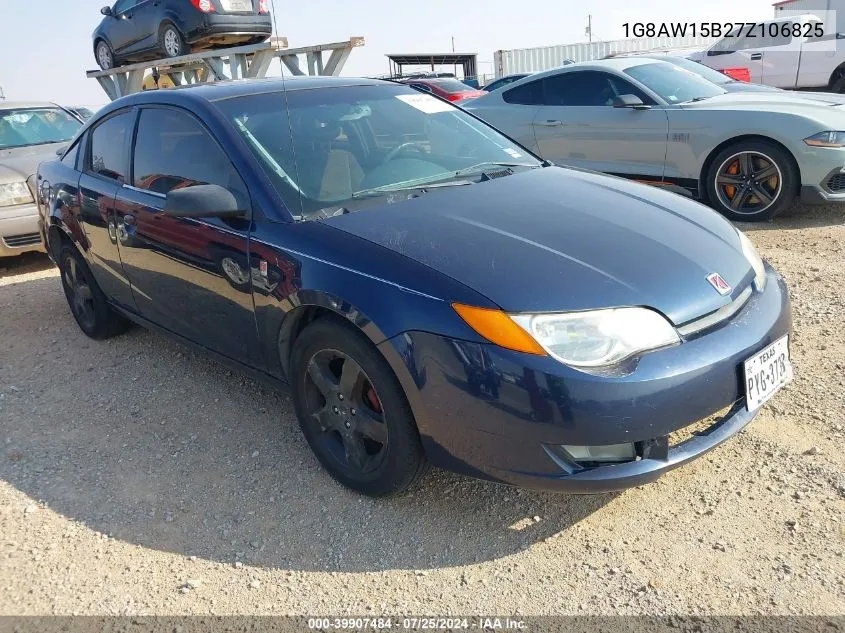 2007 Saturn Ion 3 VIN: 1G8AW15B27Z106825 Lot: 39907484