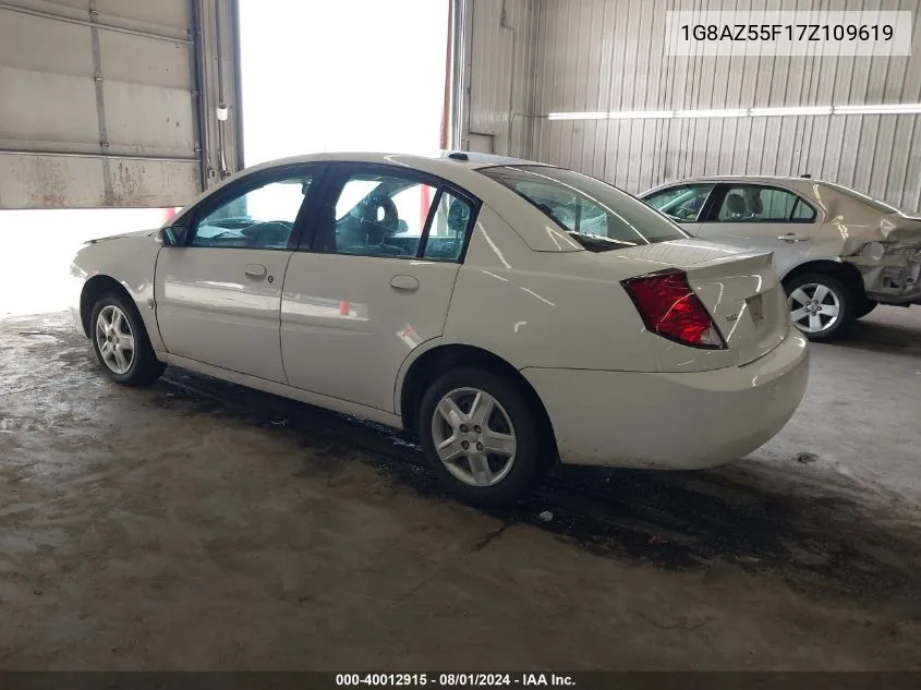 2007 Saturn Ion 2 VIN: 1G8AZ55F17Z109619 Lot: 40012915