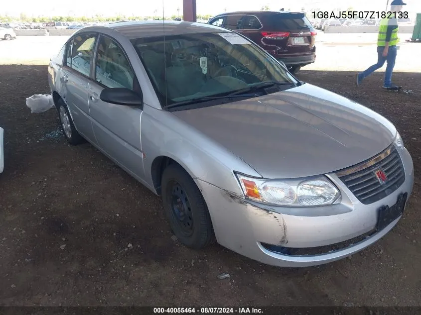 2007 Saturn Ion Level 2 VIN: 1G8AJ55F07Z182133 Lot: 40055464