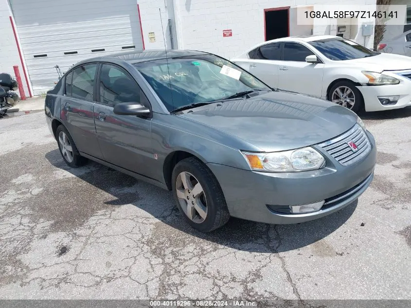 2007 Saturn Ion 3 VIN: 1G8AL58F97Z146141 Lot: 40119296